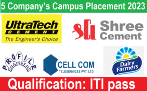 5 Company’s Campus Placement 2023