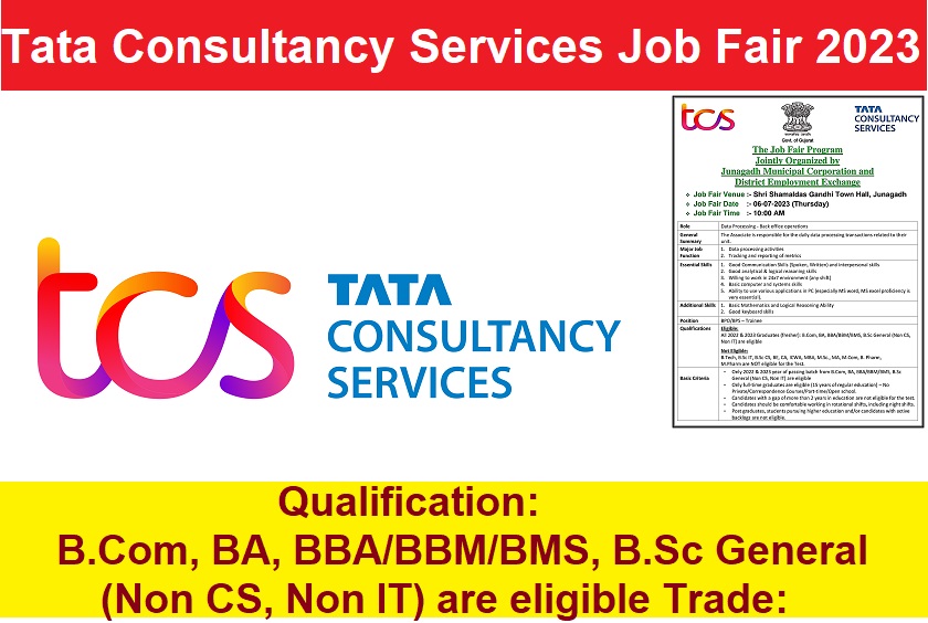 Tata Consultancy Services Job Fair 2023
