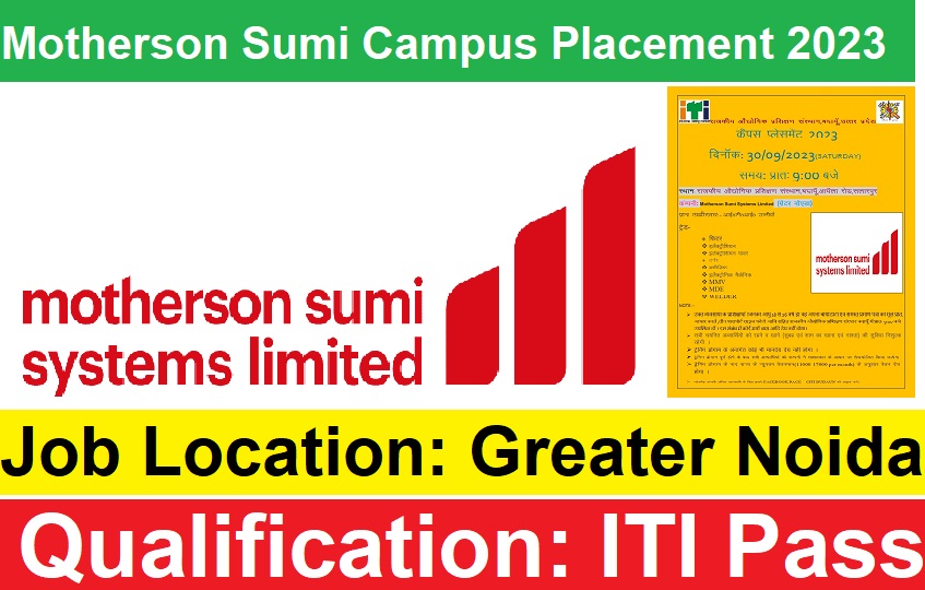 Motherson Sumi Systems Ltd Campus Placement 2023