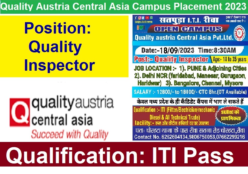 Quality Austria Central Asia Campus Placement 2023