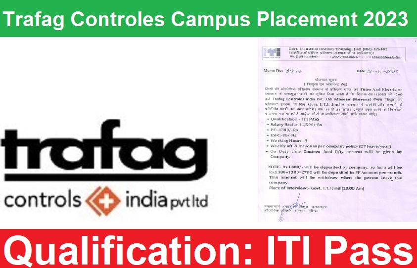 Trafag Controles india Campus Placement 2023