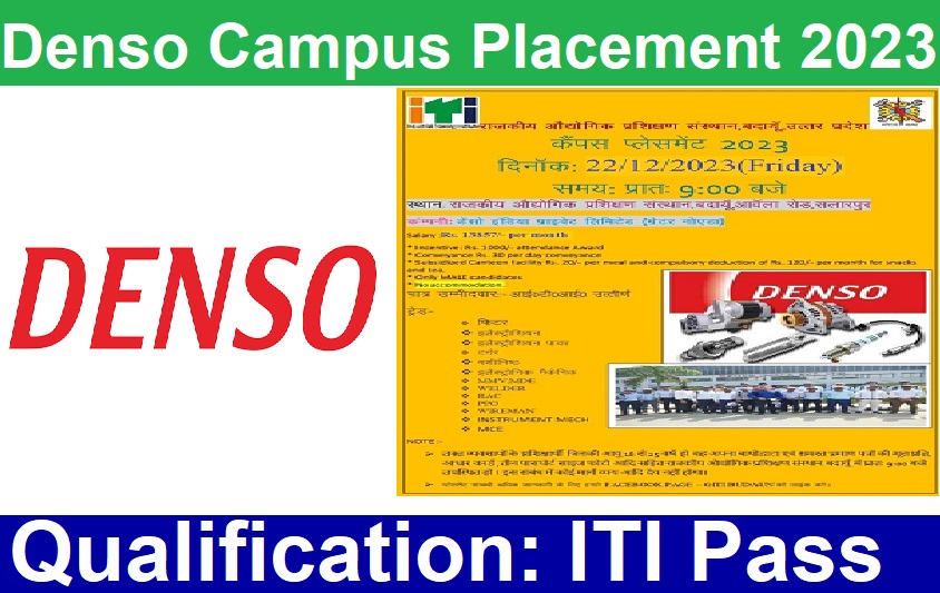 Denso India Ltd Campus Placement 2023