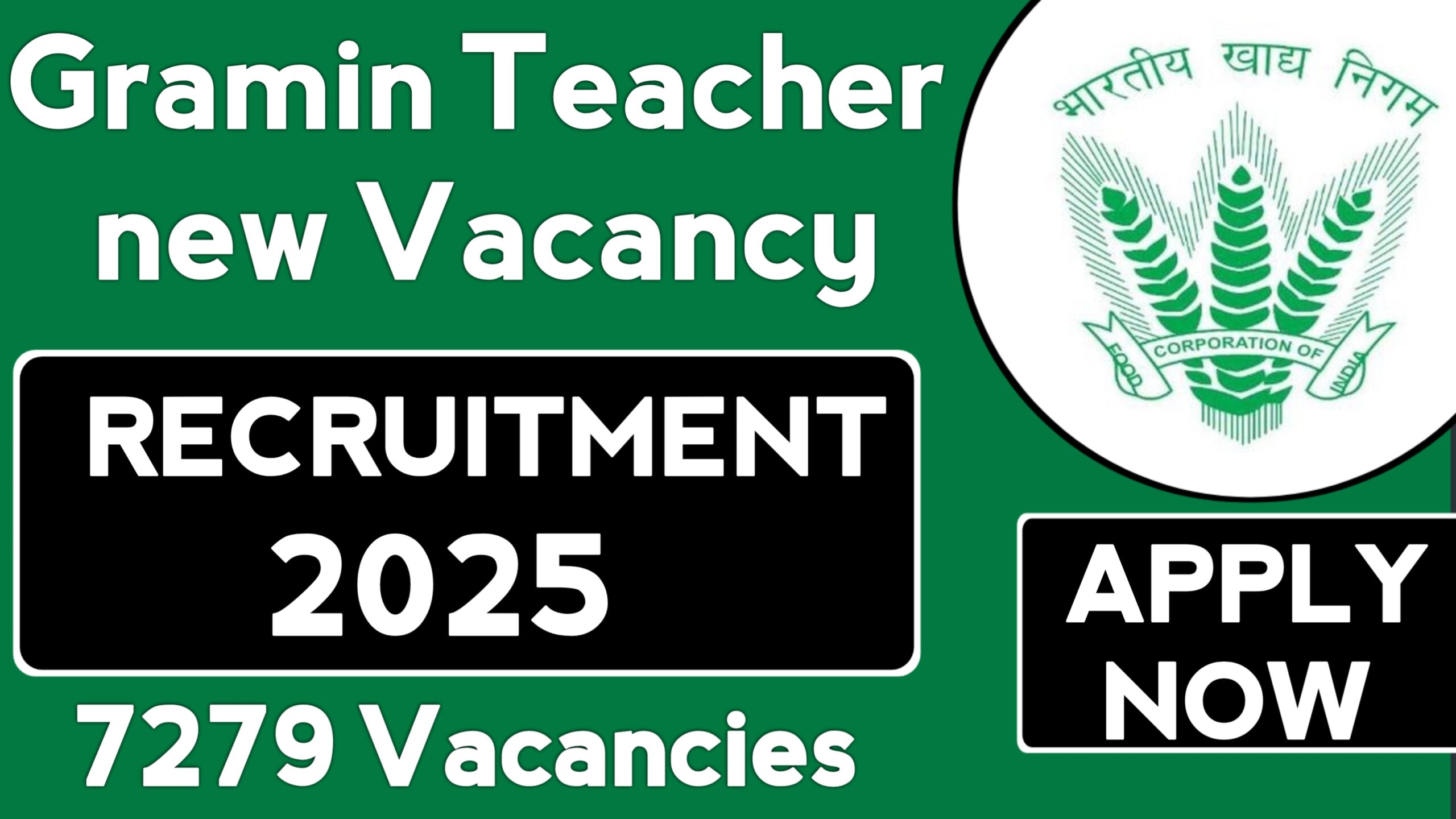Gramin Teacher New Recruitment 2025