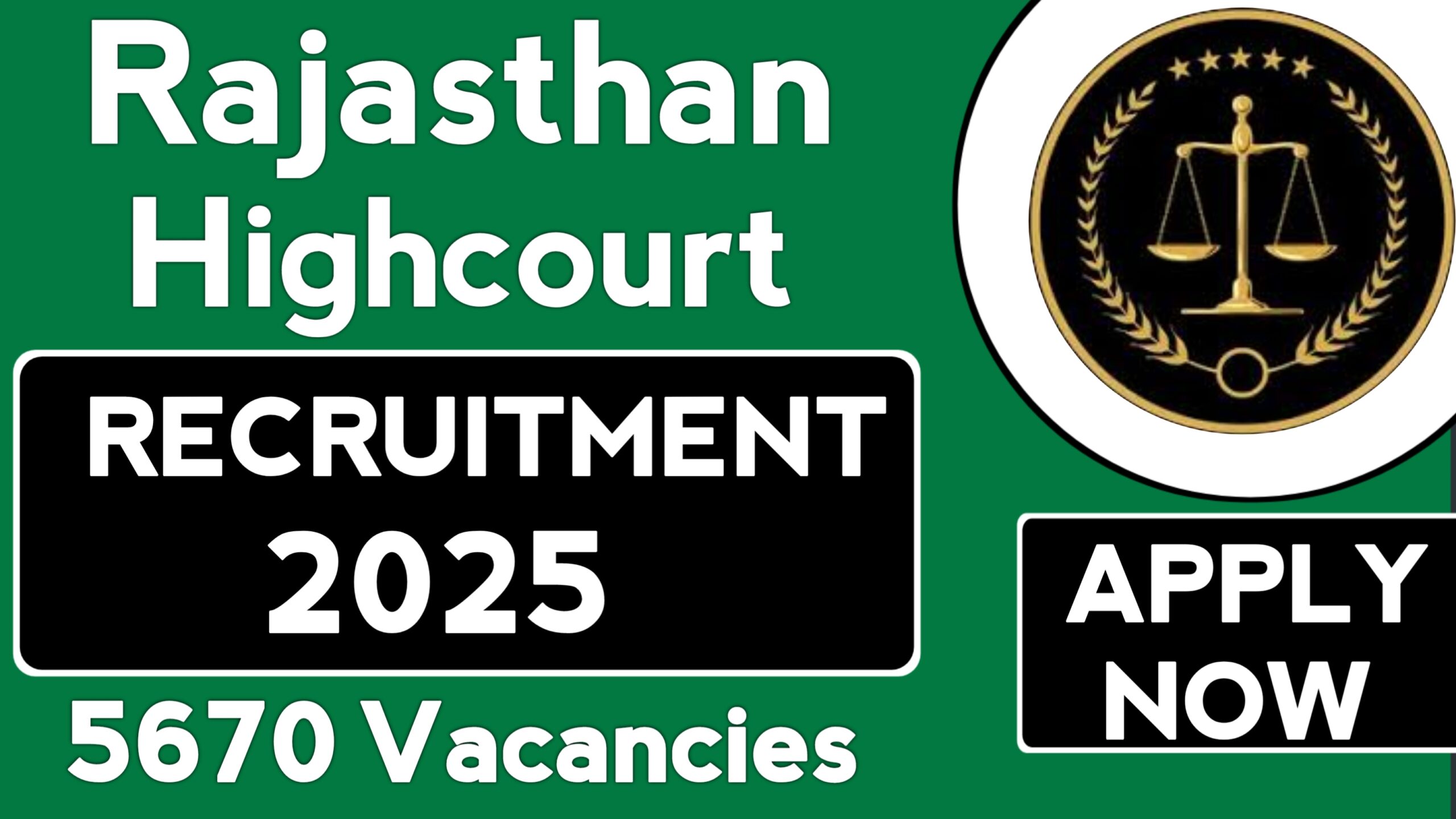 Rajasthan High Court Office Peon Recruitment 2025