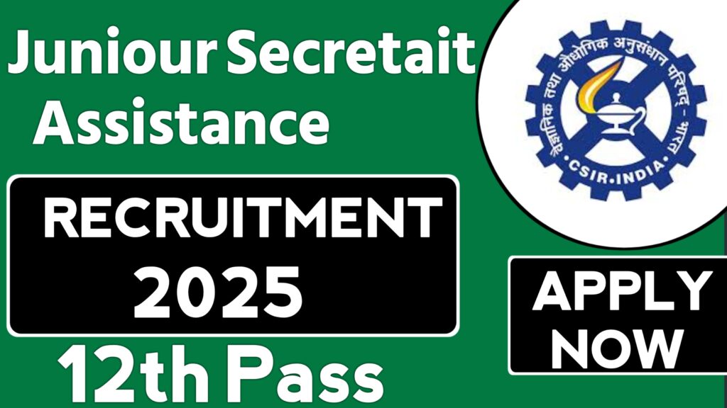CSIR NIO Recruitment 2025