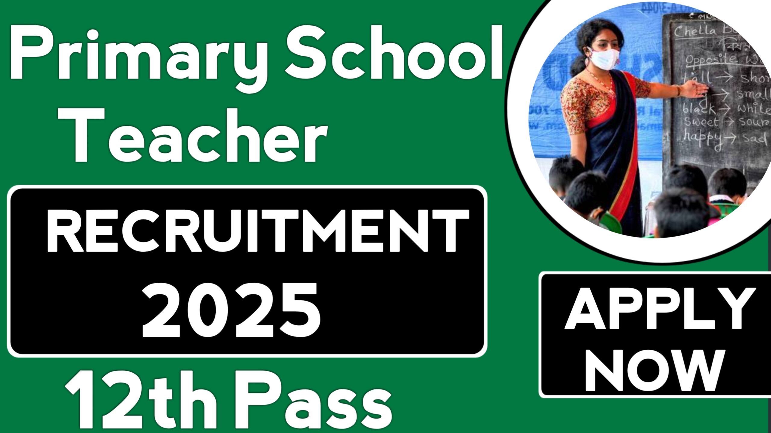 Primary School Teacher recruitment 2025