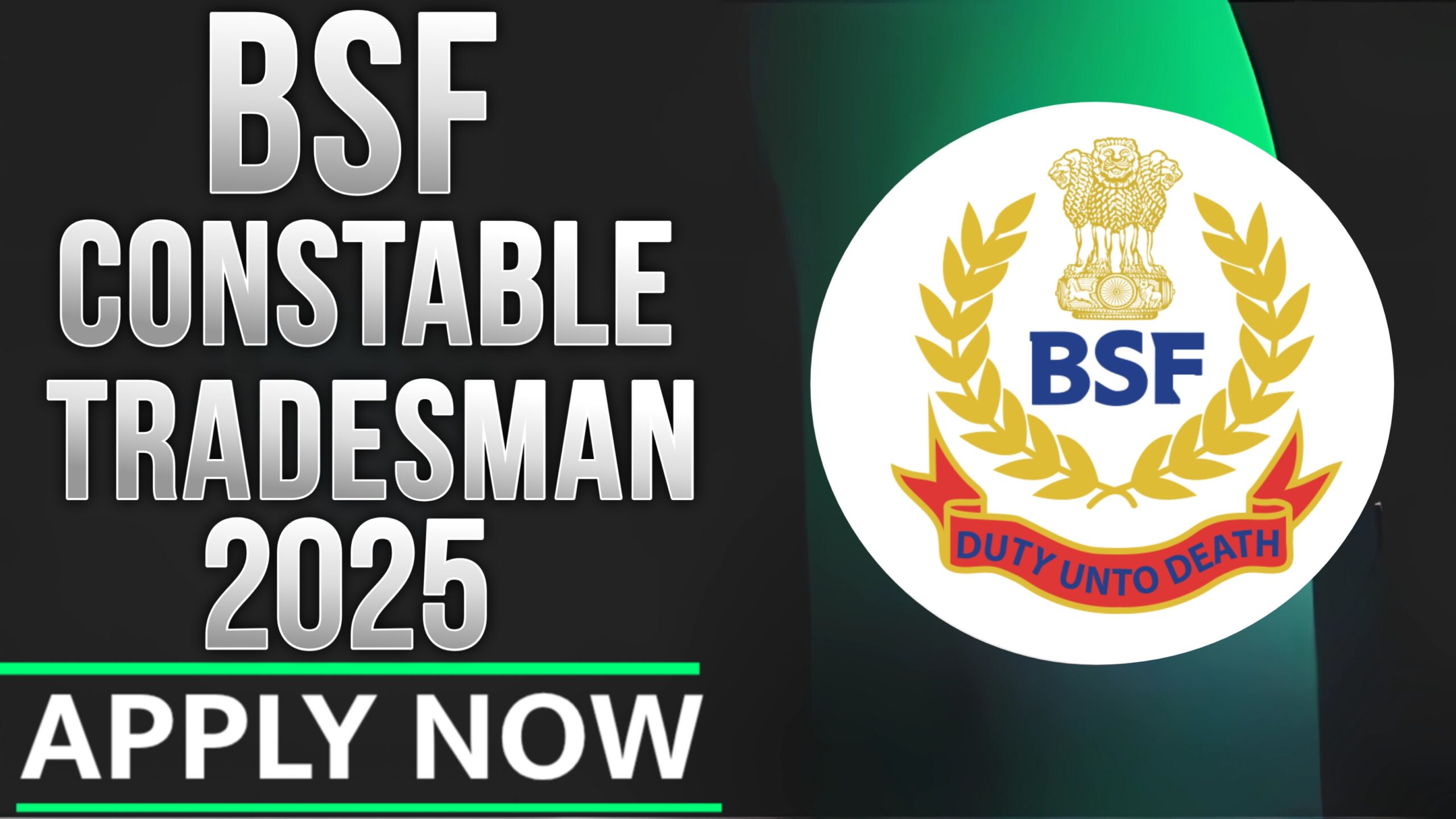 BSF Constable Recruitment 2025