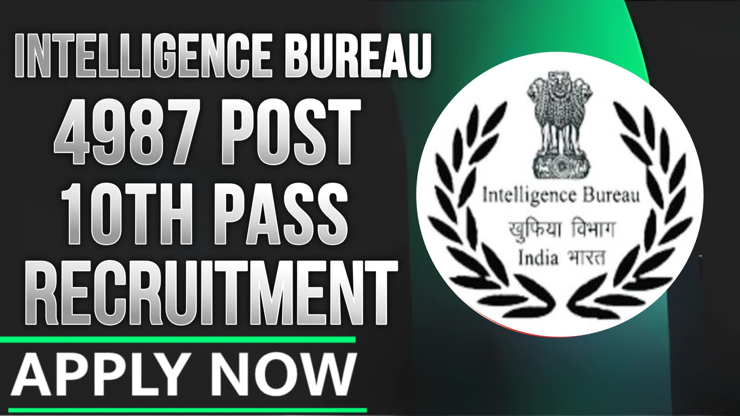 Intelligence Bureau Recruitment 2025