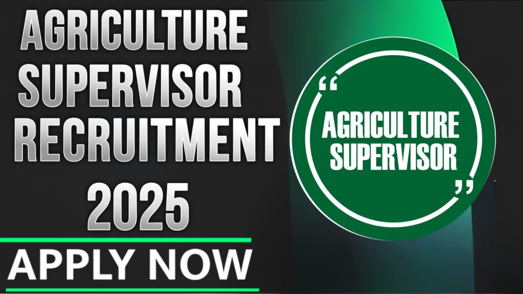 RSSB Agriculture Supervisor Recruitment 2026 